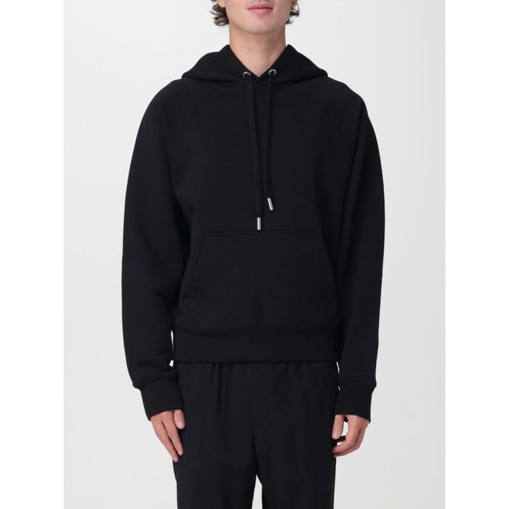 Ami Paris Men Ami Paris Cotton Hoodie With Kangaroo Pocket
